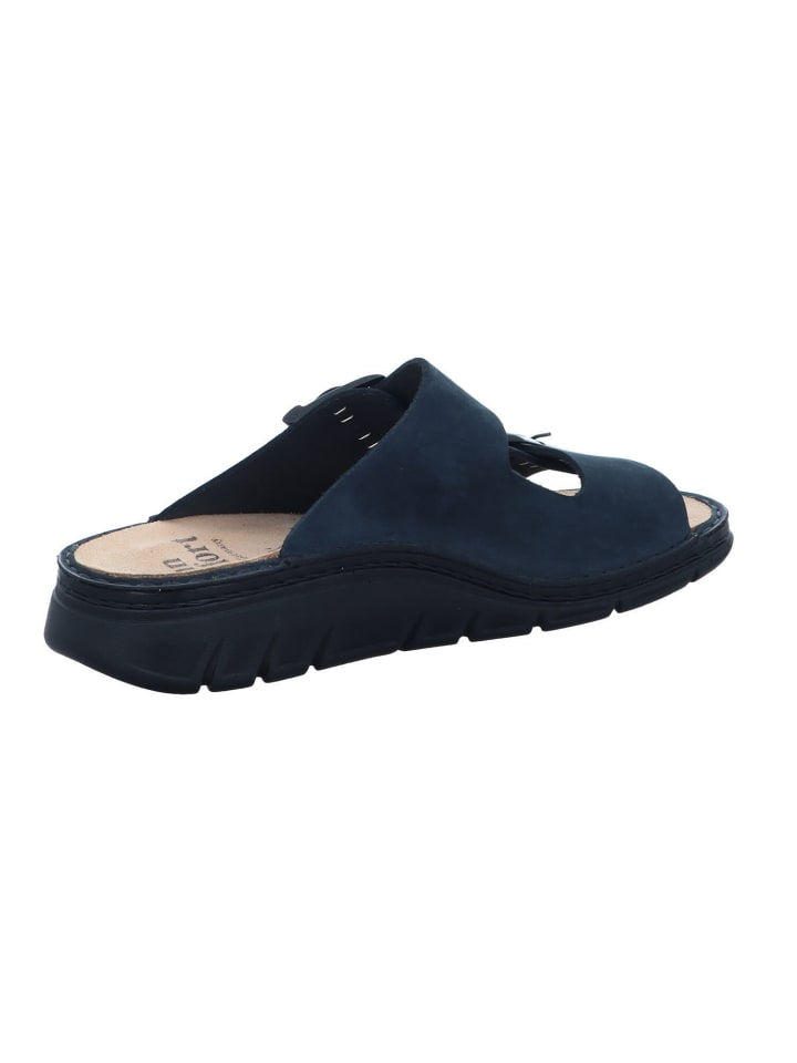 Finn Comfort Pantolette in blau günstig kaufen