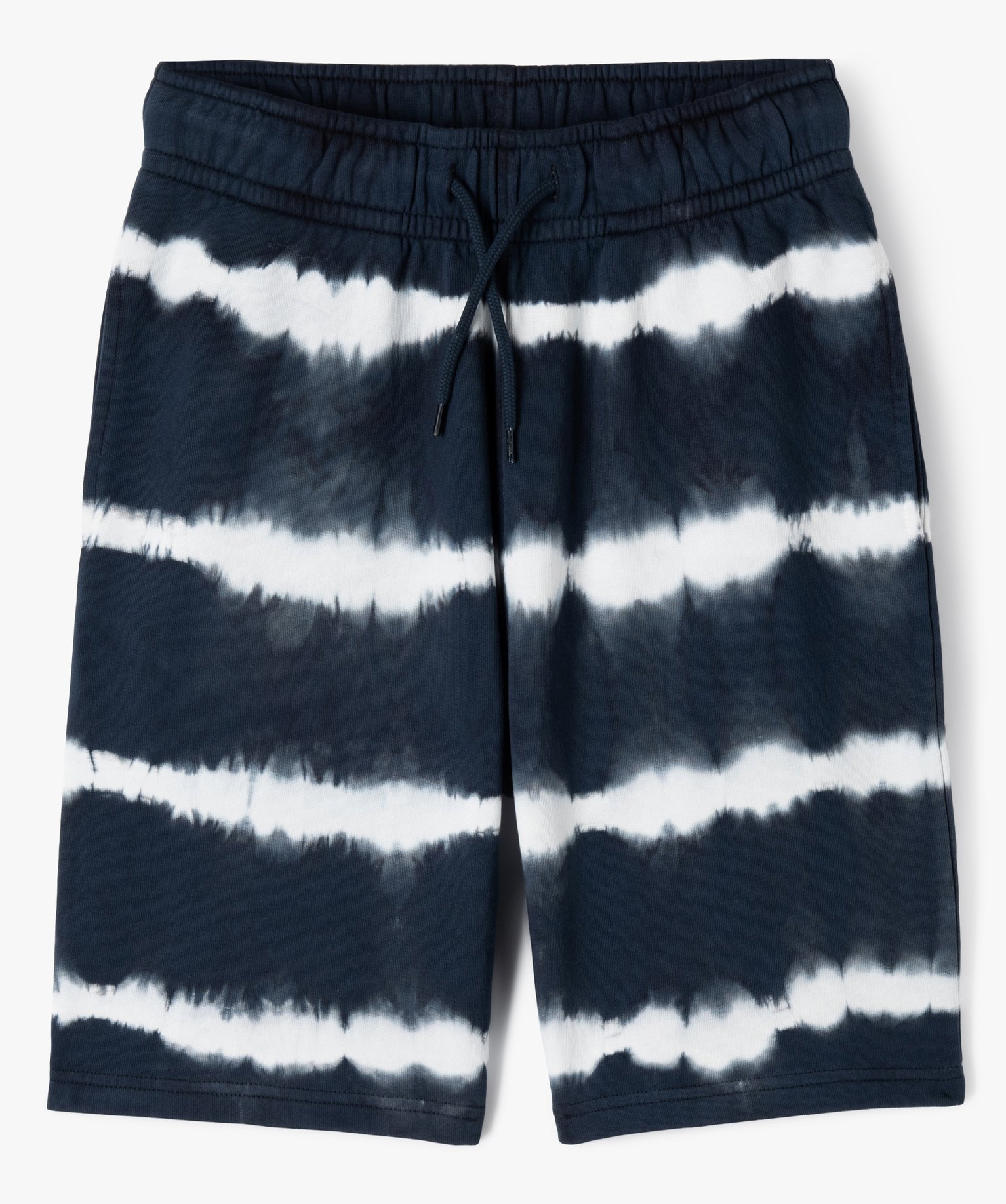 Bermuda de sport rayé effet tie and dye Garçon bleu | GEMO