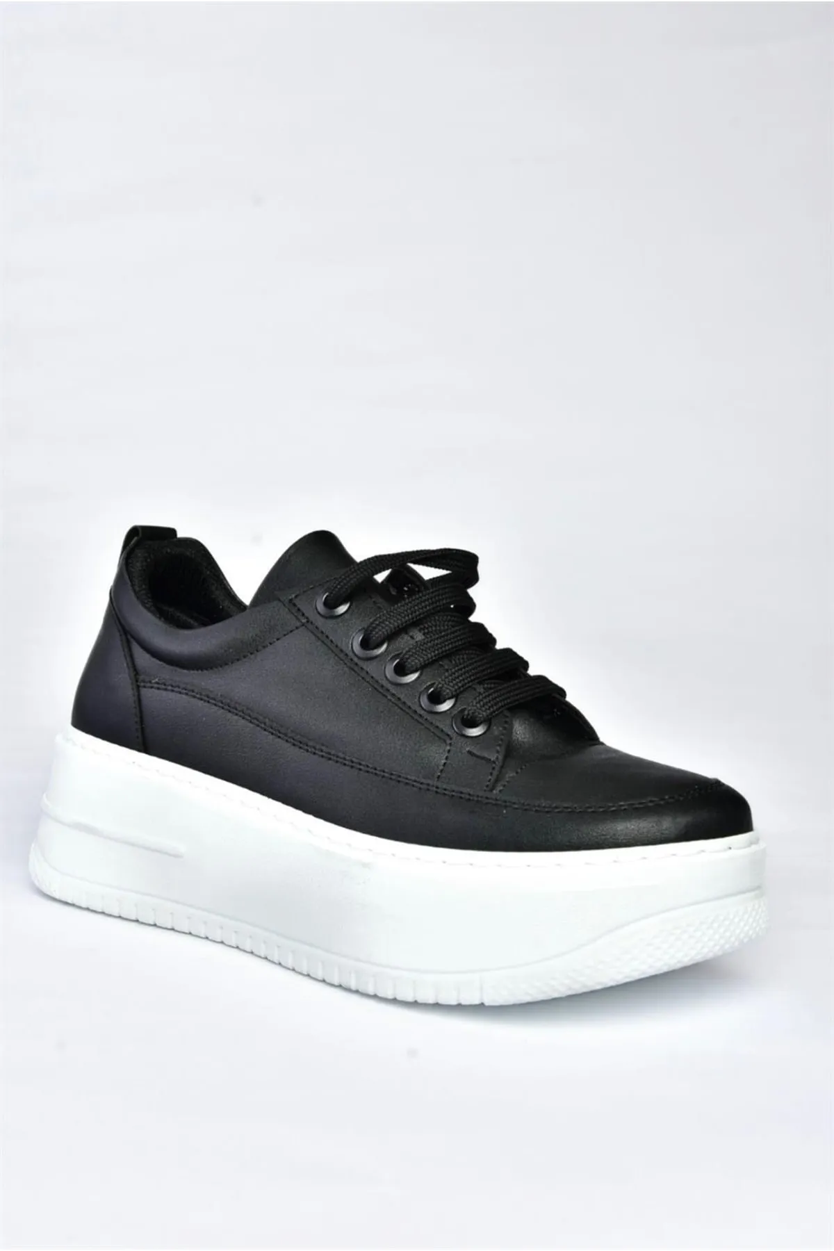 Fox Shoes  P274117509 Schwarze Sportschuhe für Damen mit hoher Sohle