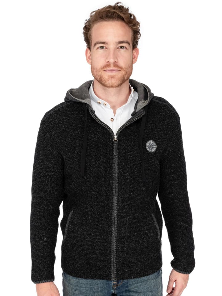 Spieth & Wensky Strickjacke ECHO in schwarz günstig kaufen