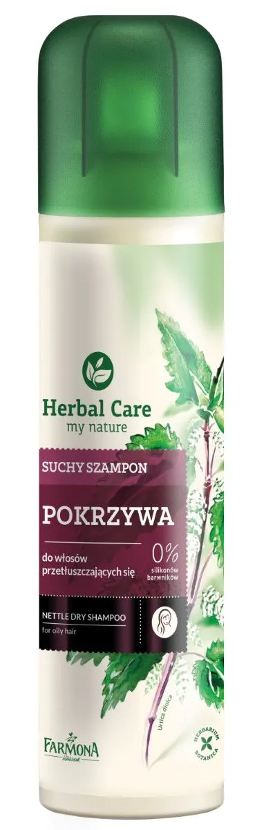 Ξηρό σαμπουάν Herbal Care με τσουκνίδα για λιπαρά μαλλιά 180 ml