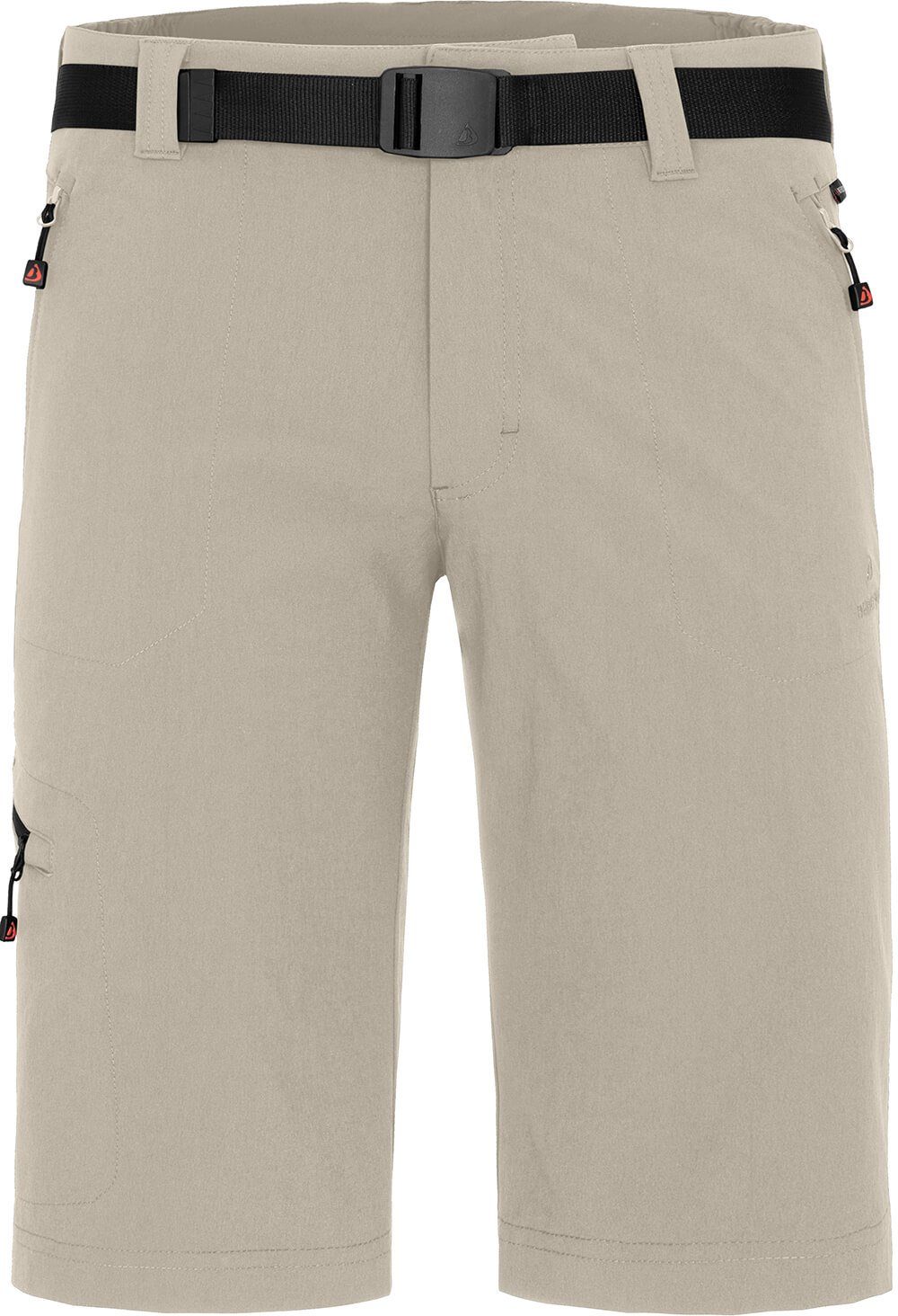 Bergson Outdoorhose REDWOOD BERMUDA Herren Wandershorts, vielseitig, pflegeleicht, Normalgrößen, beige