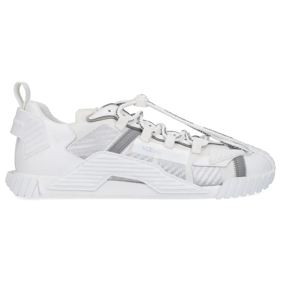 Dolce & Gabbana - Sneaker low NS1 Materialmix - weiß