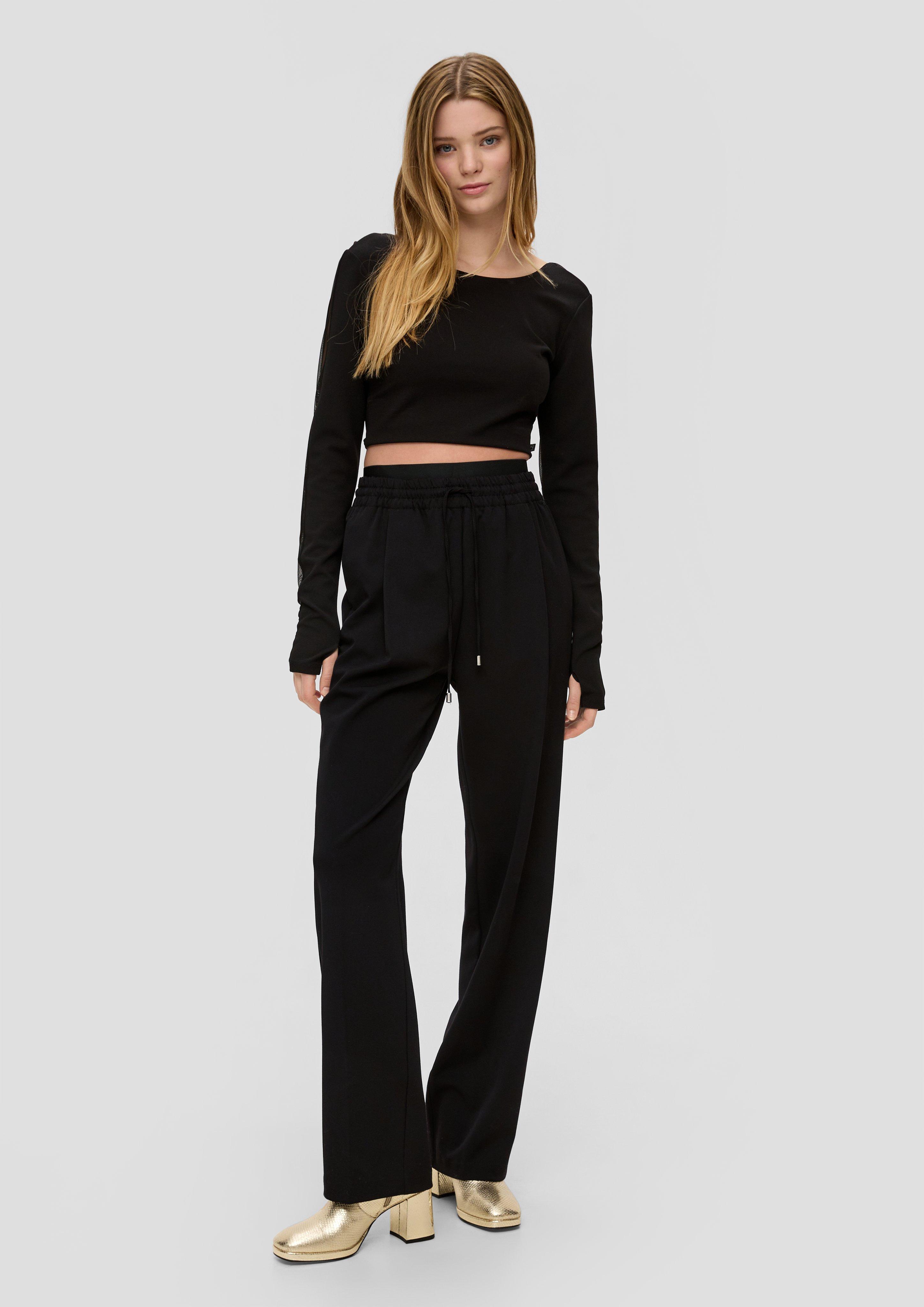 Stoffhose mit doppeltem Gummibund  2138353-9999