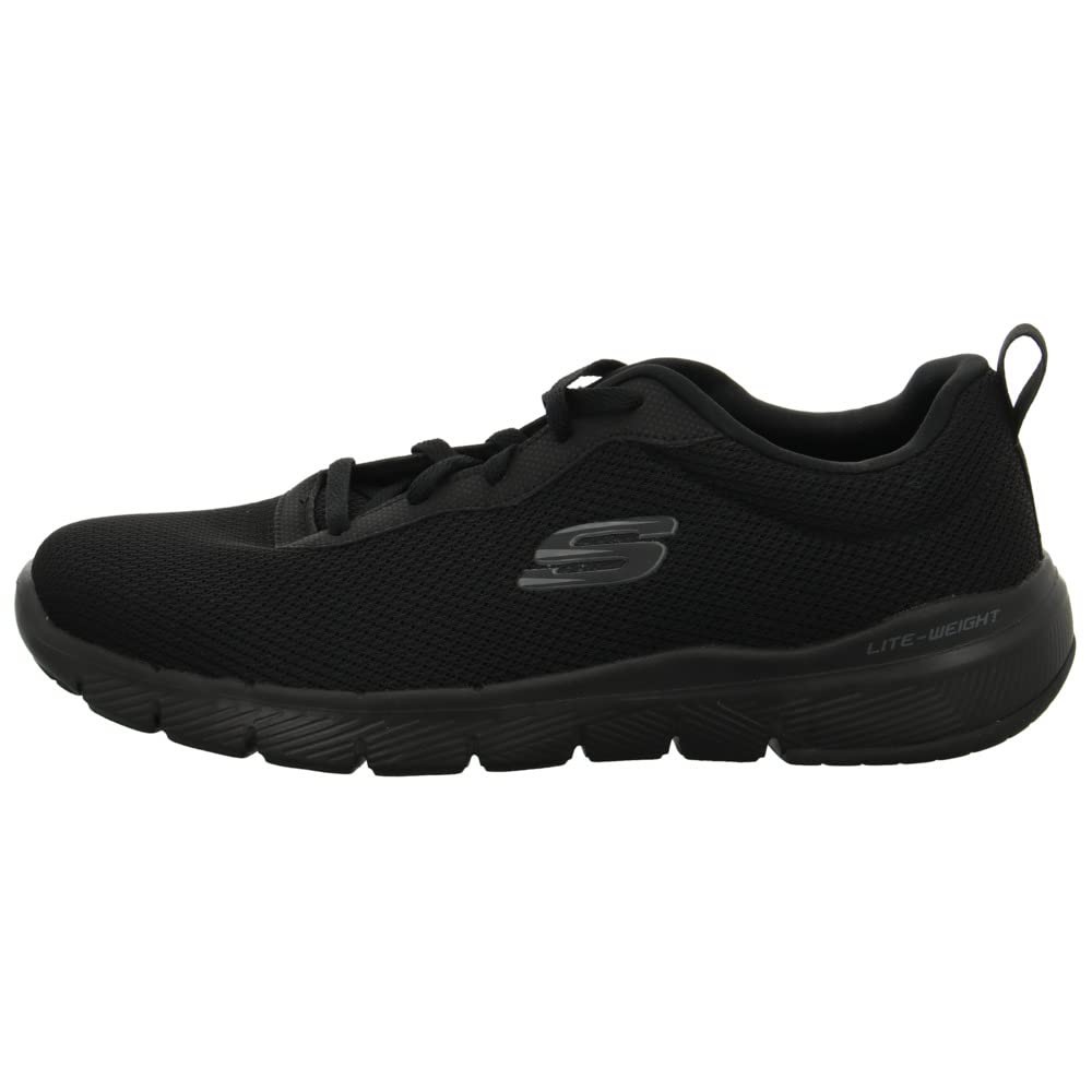 SKECHERS Freizeit Schnürer schwarz FLEX ADVANTAGE 3.0