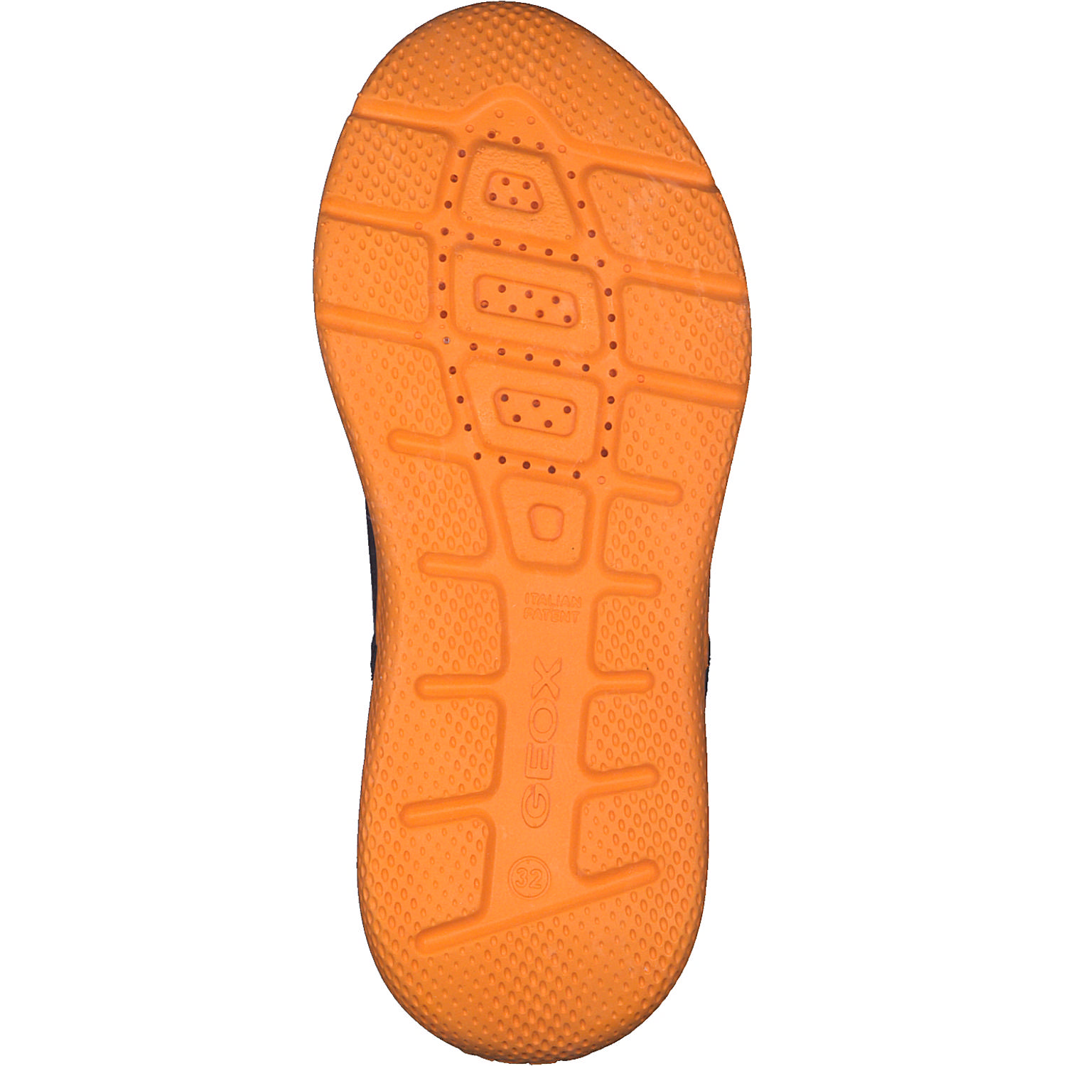 Geox J26GBA, Sneakers Low, Kinder, NAVY/ORANGE