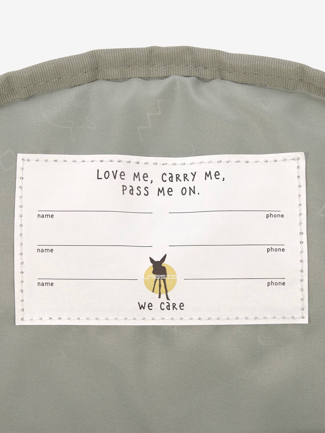 Sac à dos maternelle Happy Prints LÄSSIG olive
