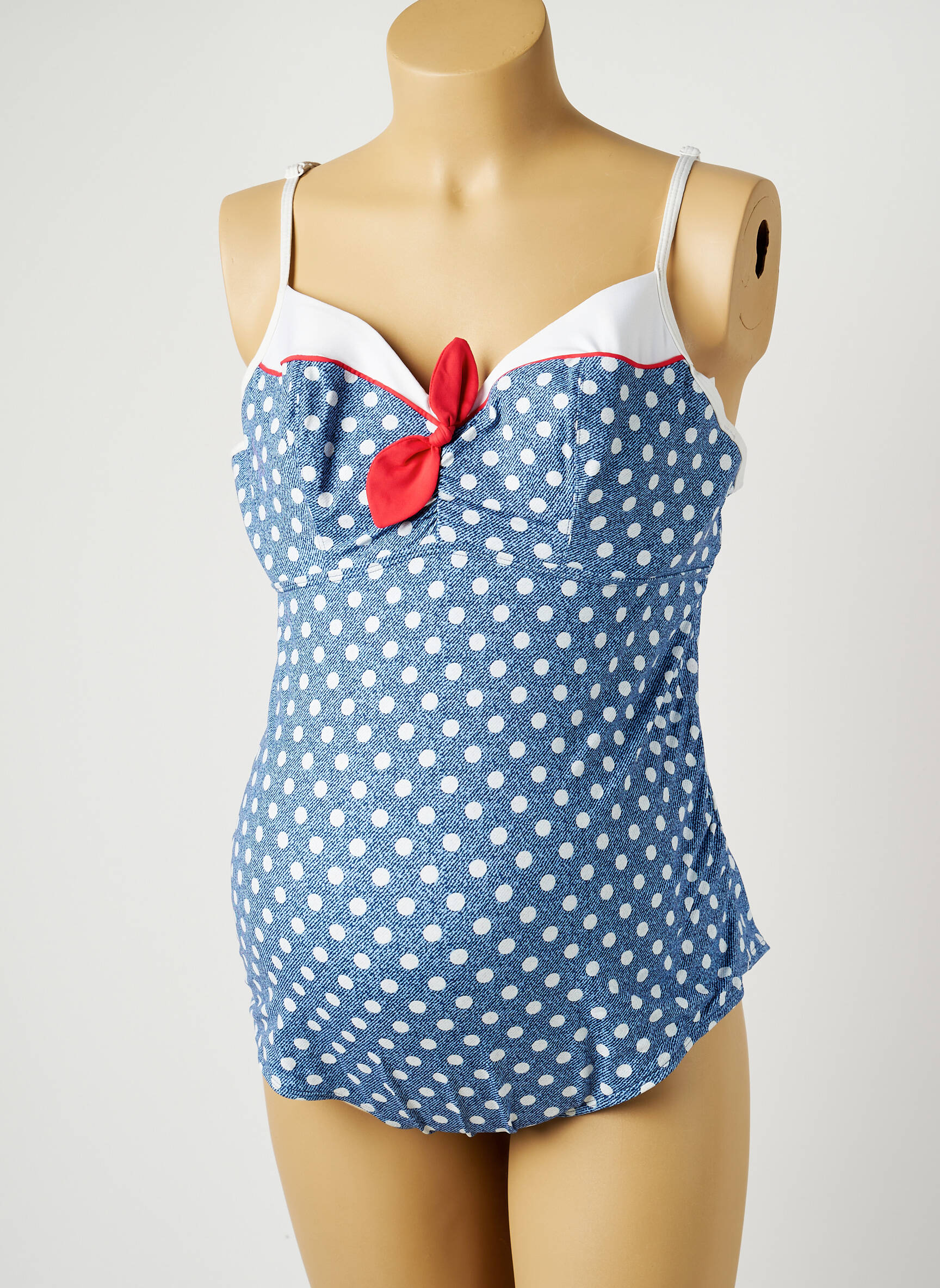 Cache Coeur Maillots2bain Maternite Femme couleur bleu