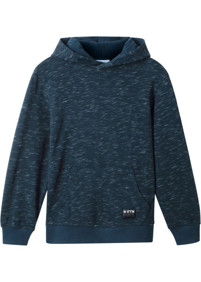 Jungen Kapuzensweatshirt, meliert