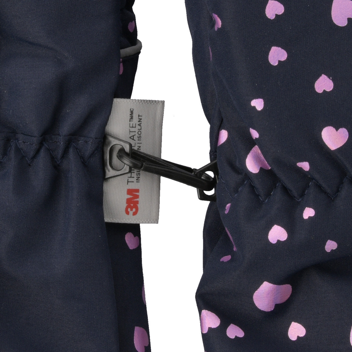 Baby Fäustlinge mit Herz-Allover