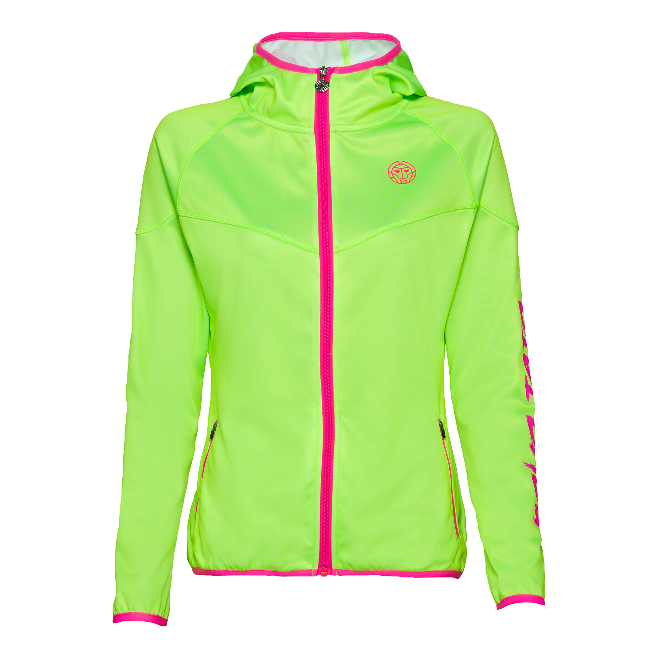Inga Tech Trainingsjacke Damen - Neongrün, Pink