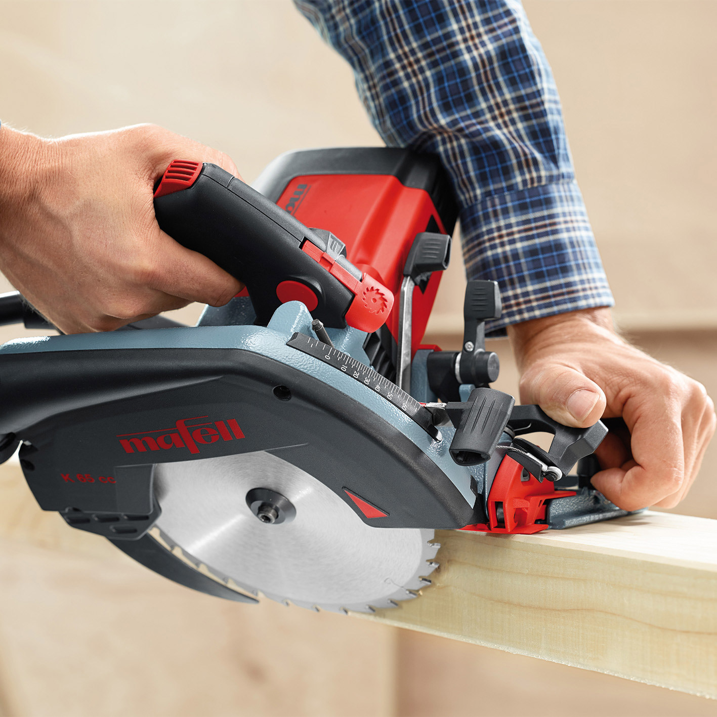 Mafell 91B001 KS 65 CC Ruční kruhový řezací nůž, 67 mm