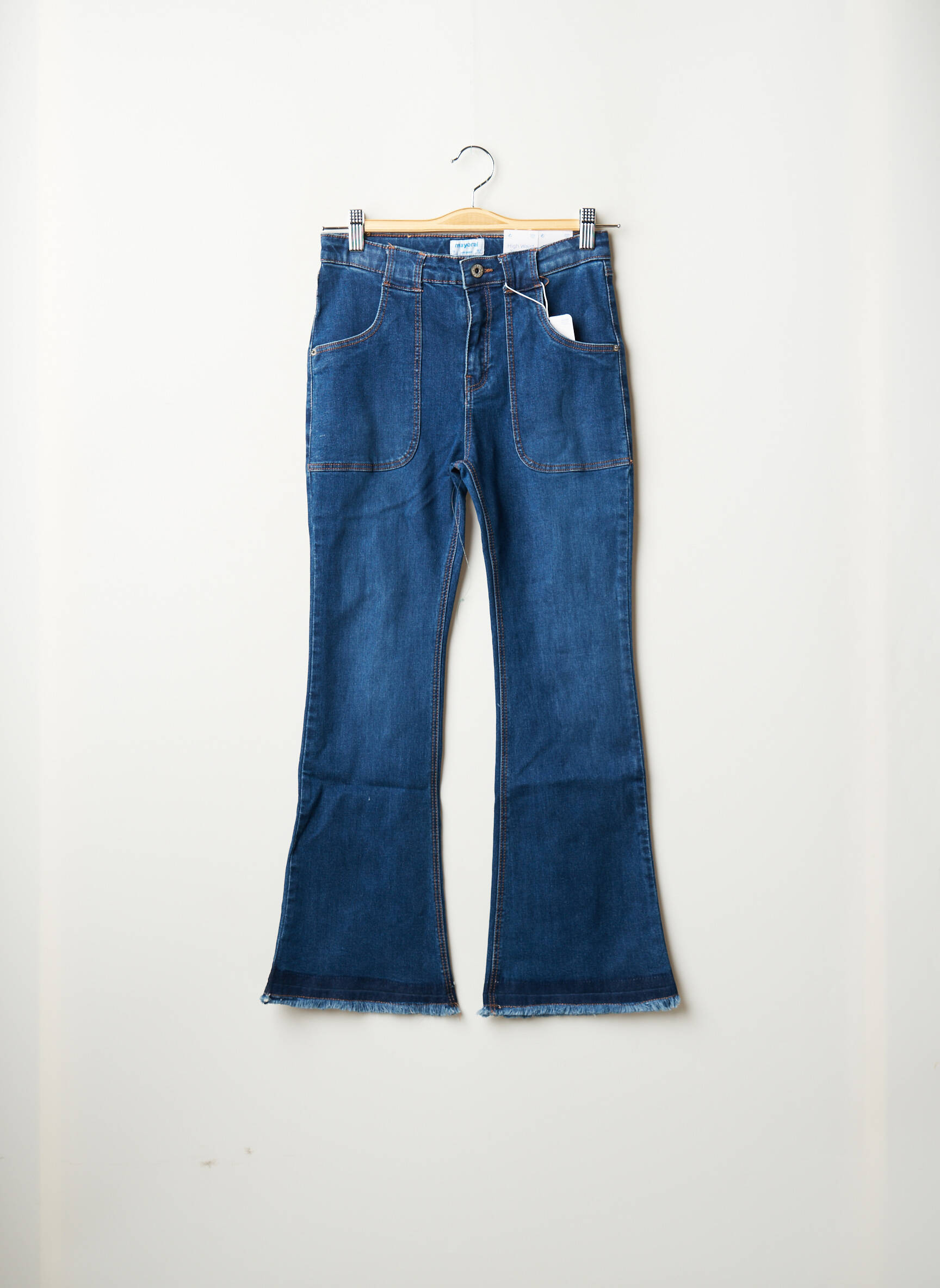 Mayoral Jean Flare Fille couleur bleu