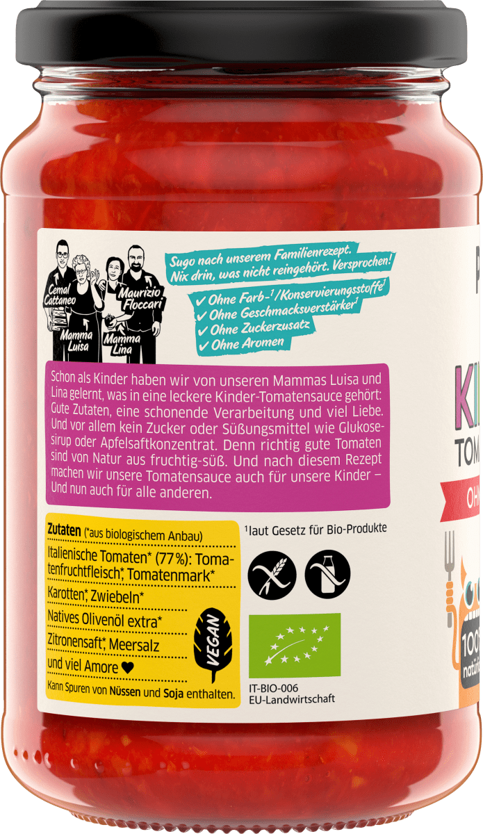 Tomatensoße, Kinder, 340 g