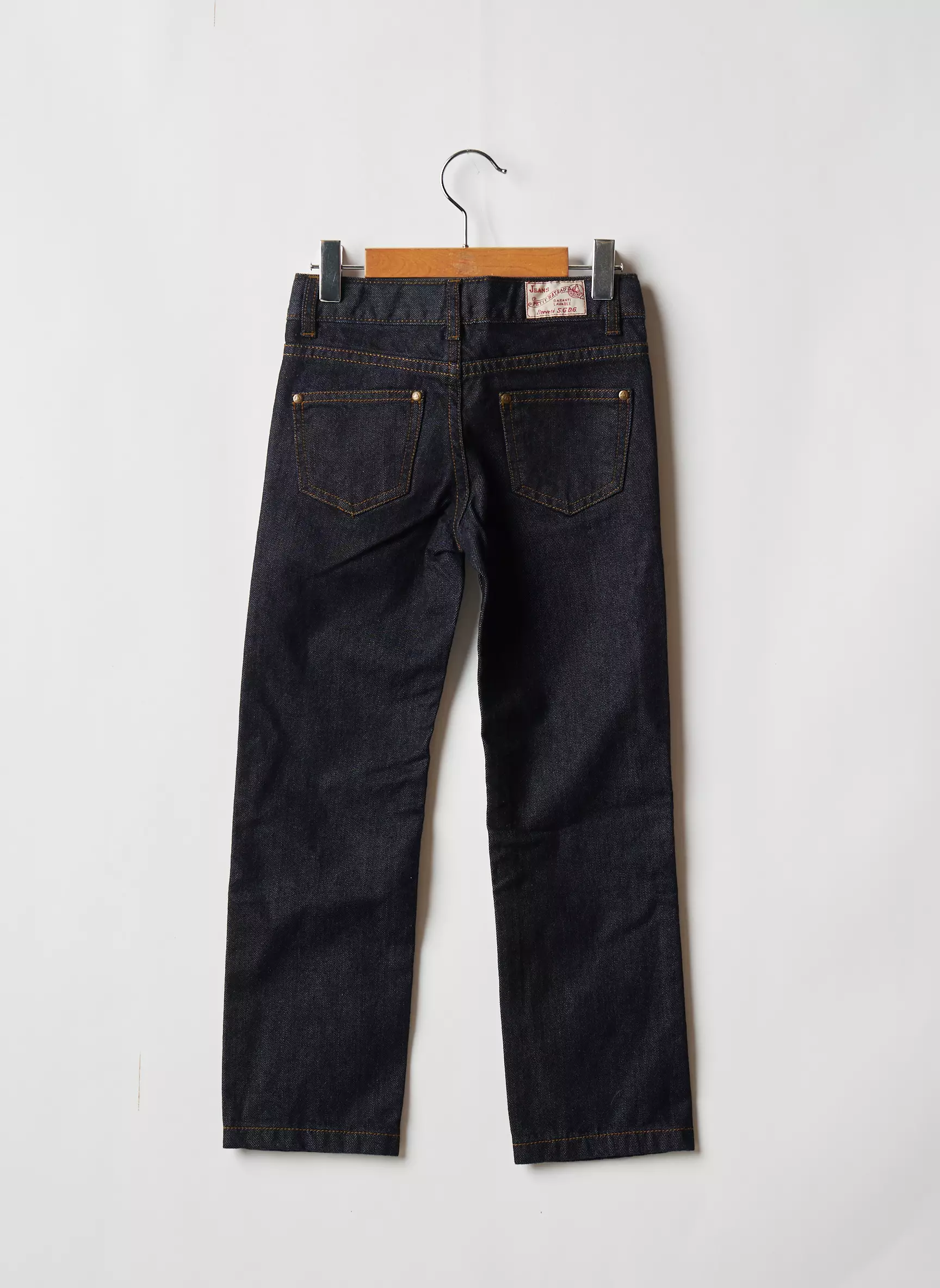 Petit Bateau Jeans Coupe Droite Enfant couleur bleu