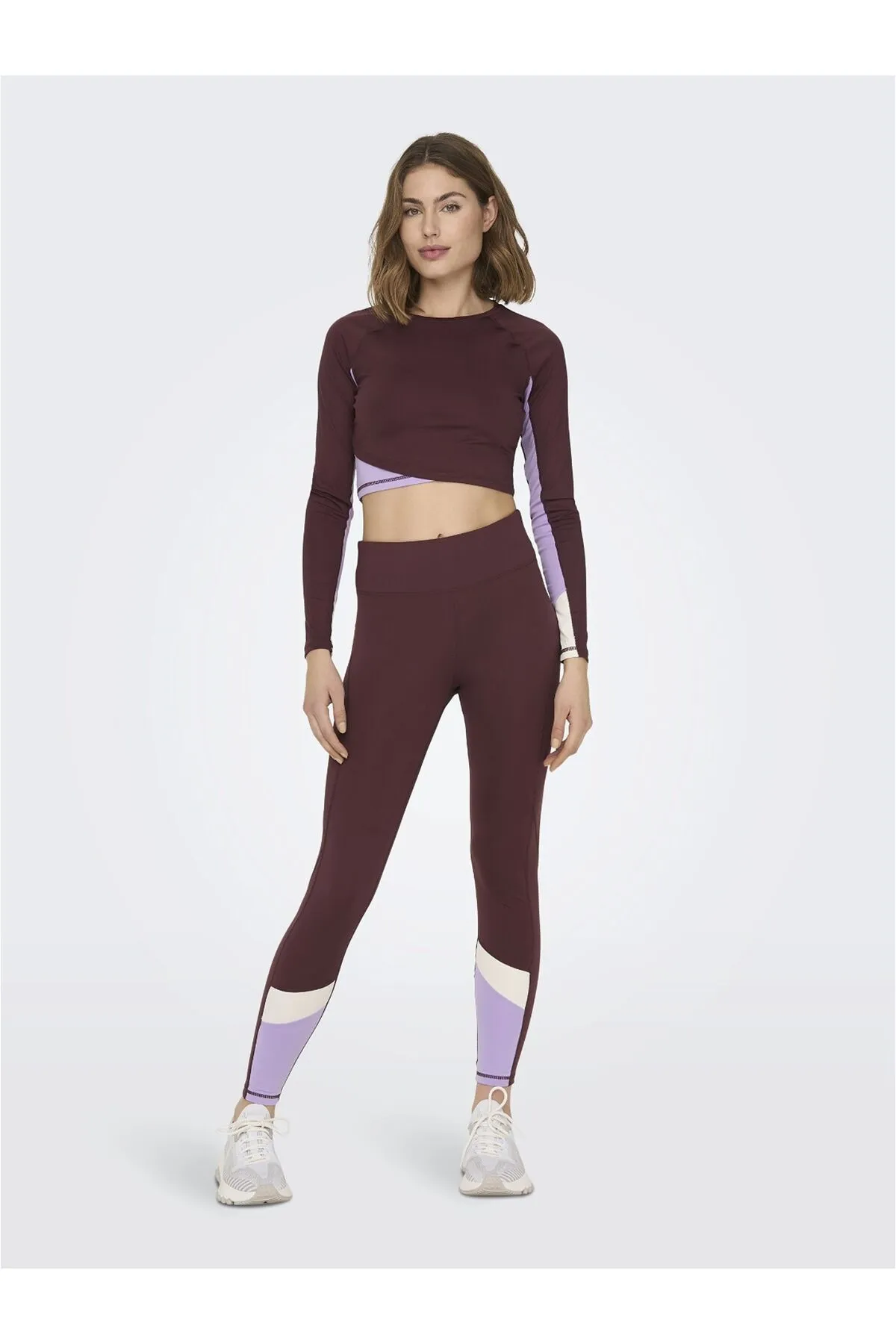 Only Play  Sport-Leggings - Lila - Mittlerer Bund