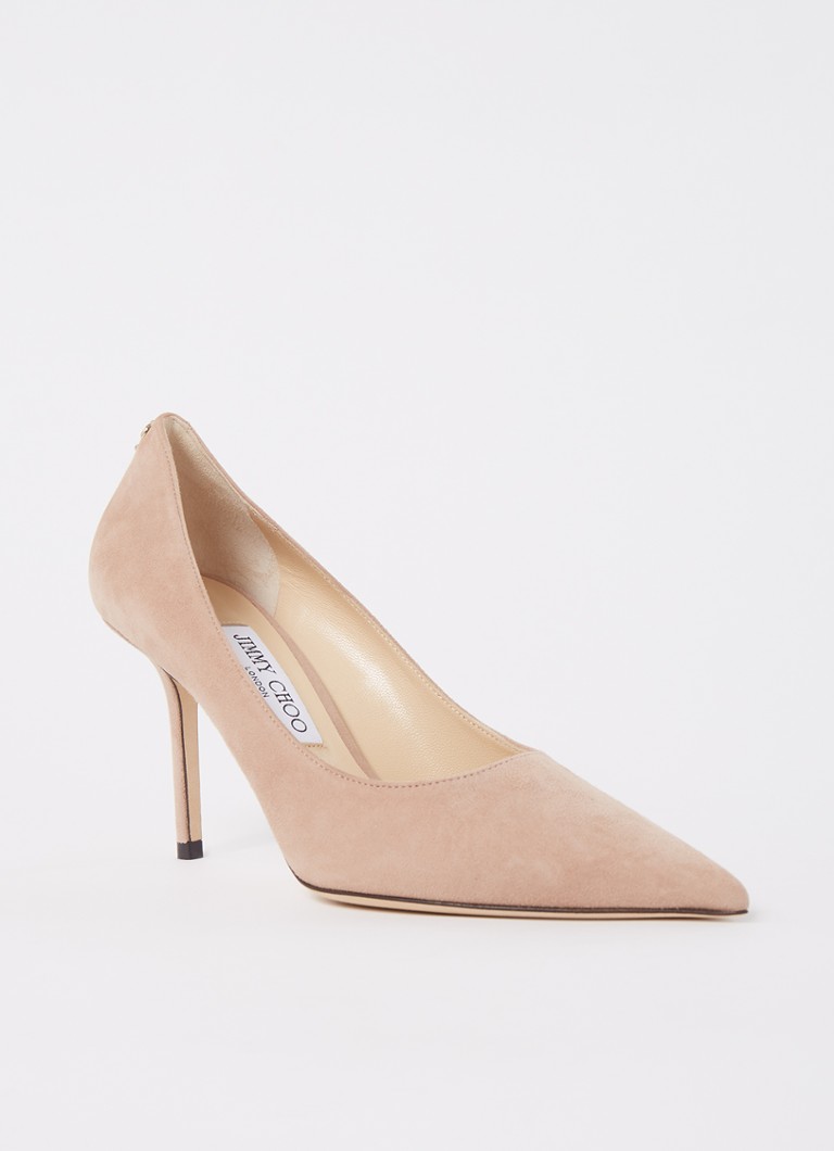 Pantofi cu toc Jimmy Choo Love din piele întoarsă