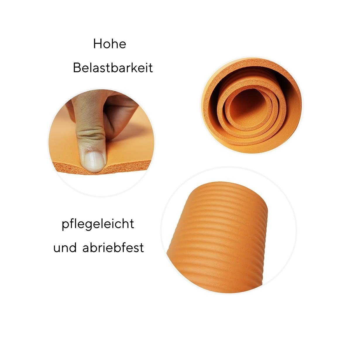#DoYourSports Yogamatte #DoYourFitness x World Fitness Ashanti (Set, 1-St), dicke rutschfeste Fitnessmatte Gymnastikmatte Trainingsmatte