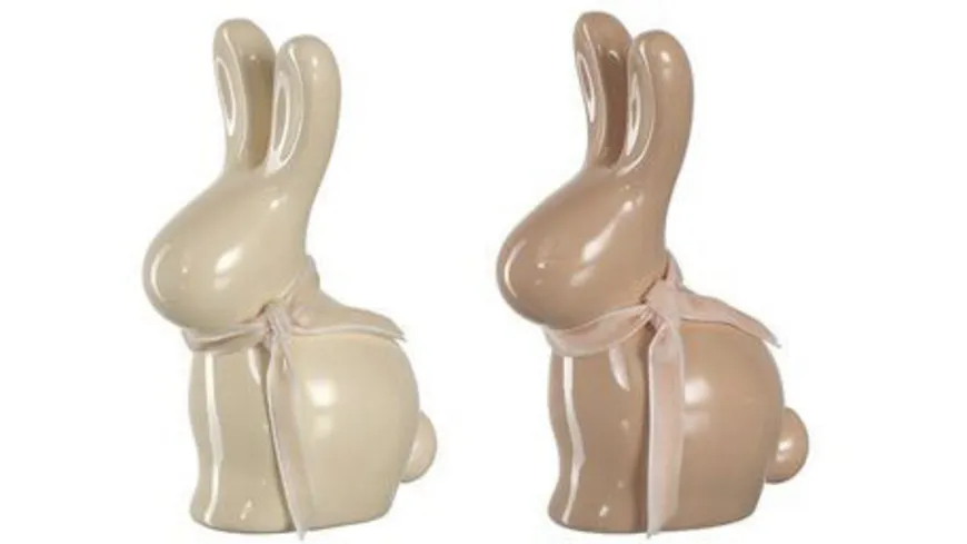 LEONARDO Keramik Hase Set sitzend 9cm
