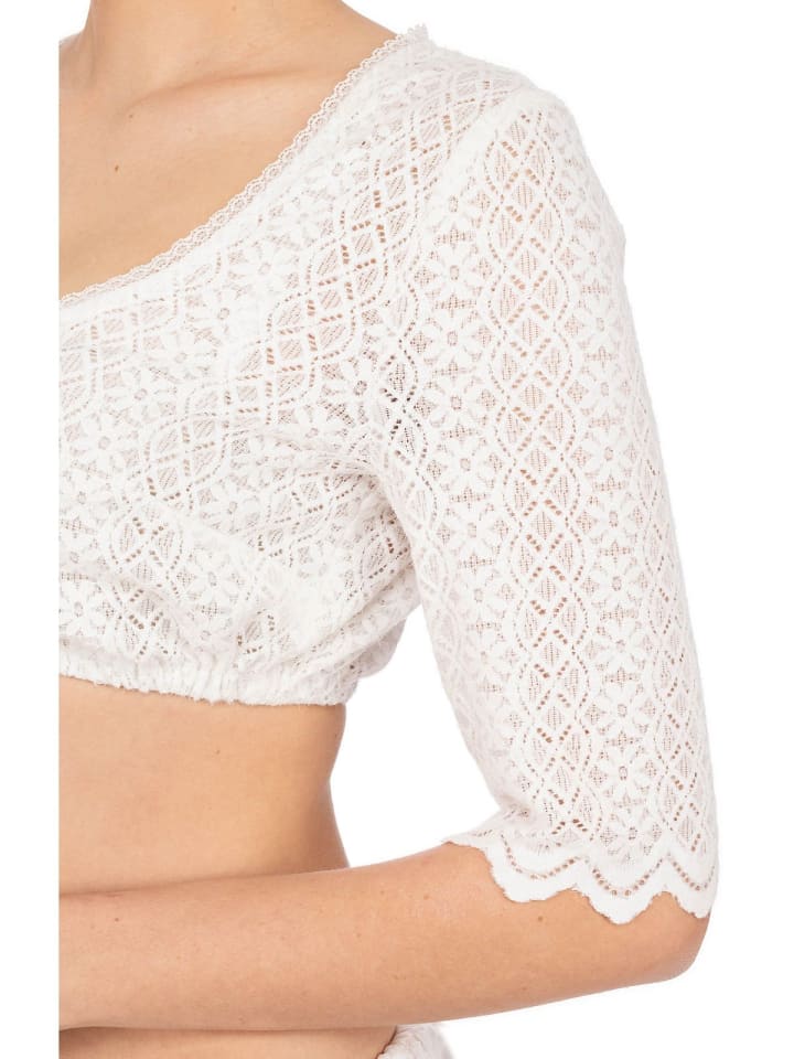 MarJo Dirndlbluse ISI-MARIA in offwhite günstig kaufen