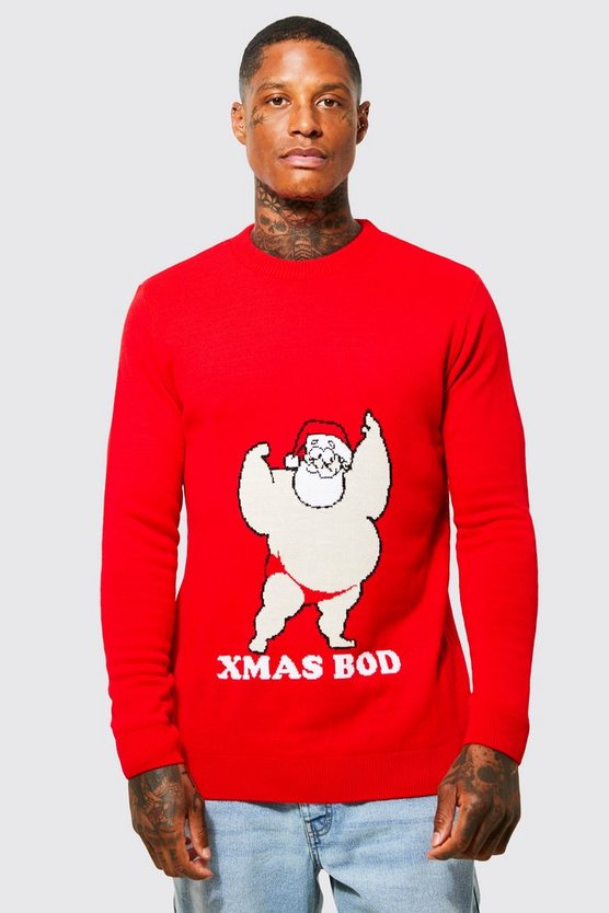 Xmas Bod Weihnachtspullover