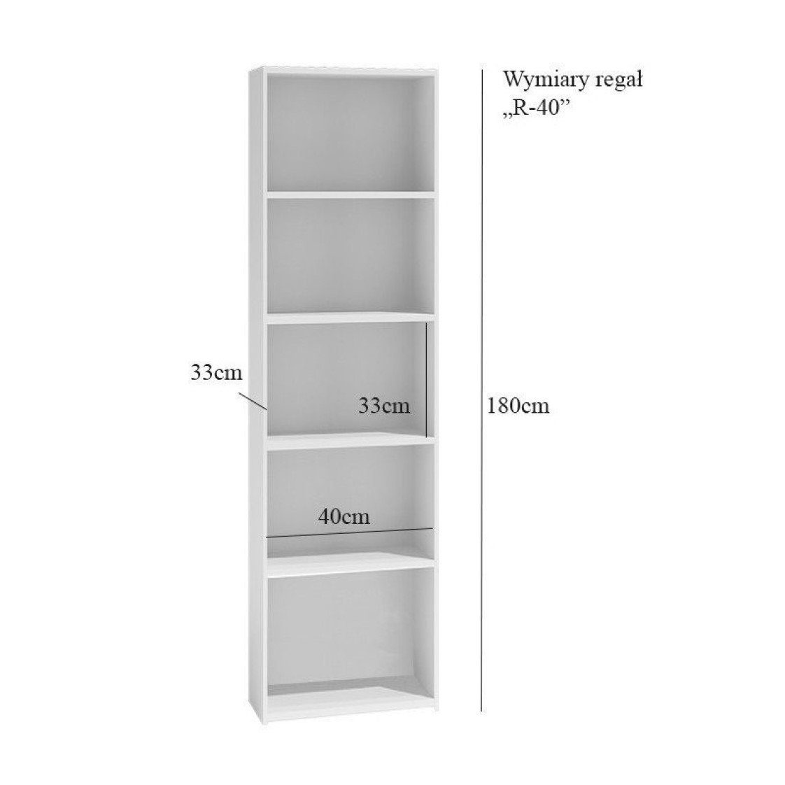 pressiode Bücherregal Bücherregal Regal Holzregal Standregal Wandregal Büroregal 182x40cm