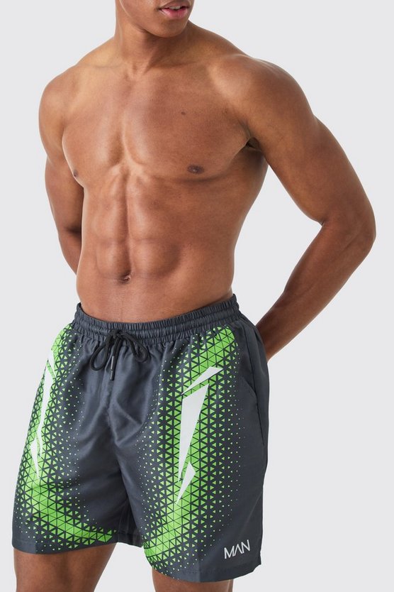 Mittellange Sport-Badehose