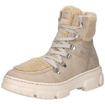 Rieker Schnür Boots in beige