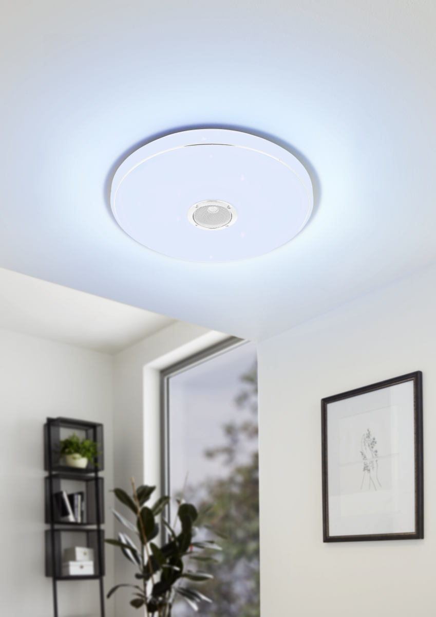 EGLO LED Deckenleuchte Milazzo Weiß