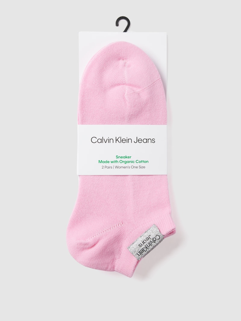 Sneakersocken mit Bio-Baumwoll-Anteil in pink