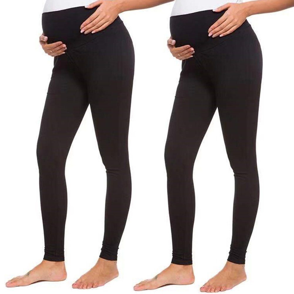 Einemgeld Umstandsleggings Gute Qualität Umstandsleggings, Überbauchunterstützung für Schwangere
