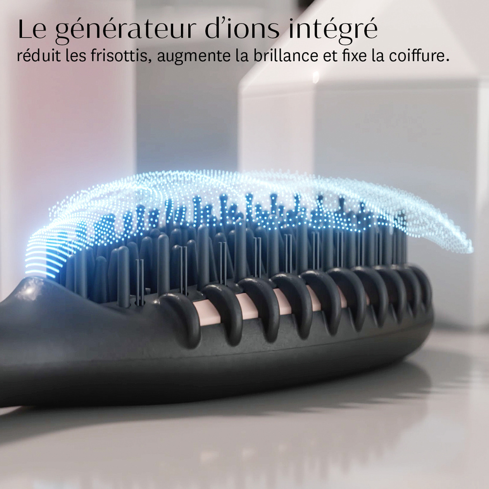 T3 Edge Heated smoothing & styling brush Brosse chauffante lissante