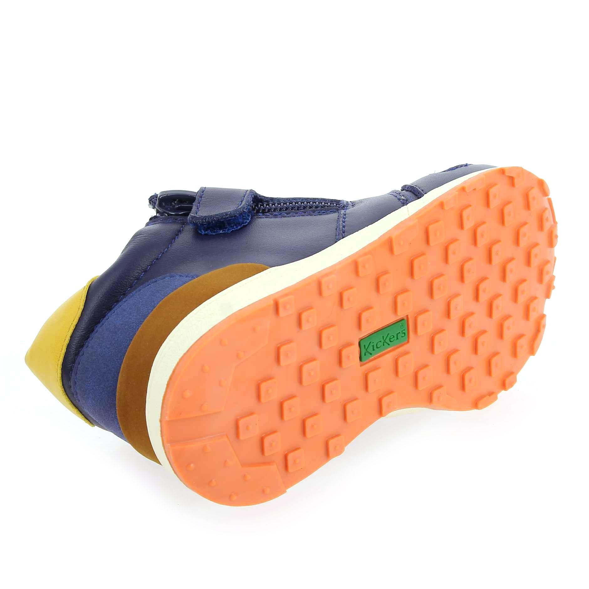 Kickers  DENVER MID - Marine Jaune