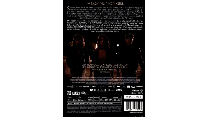 The Communion Girl - Limited Edition Mediabook  (Blu-ray+DVD)