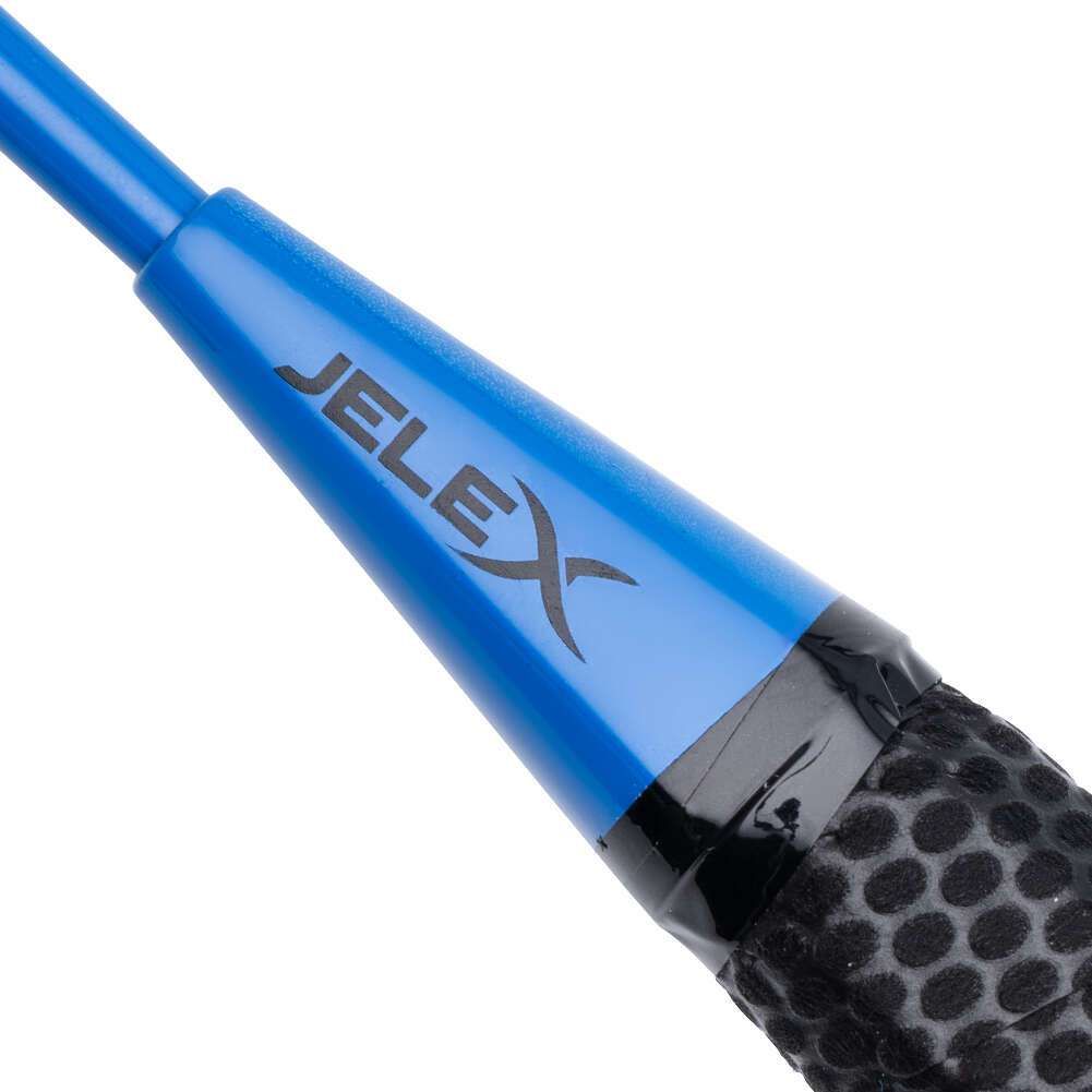 JELEX United Badmintonschläger mit Federball 2er-Set schwarz-blau