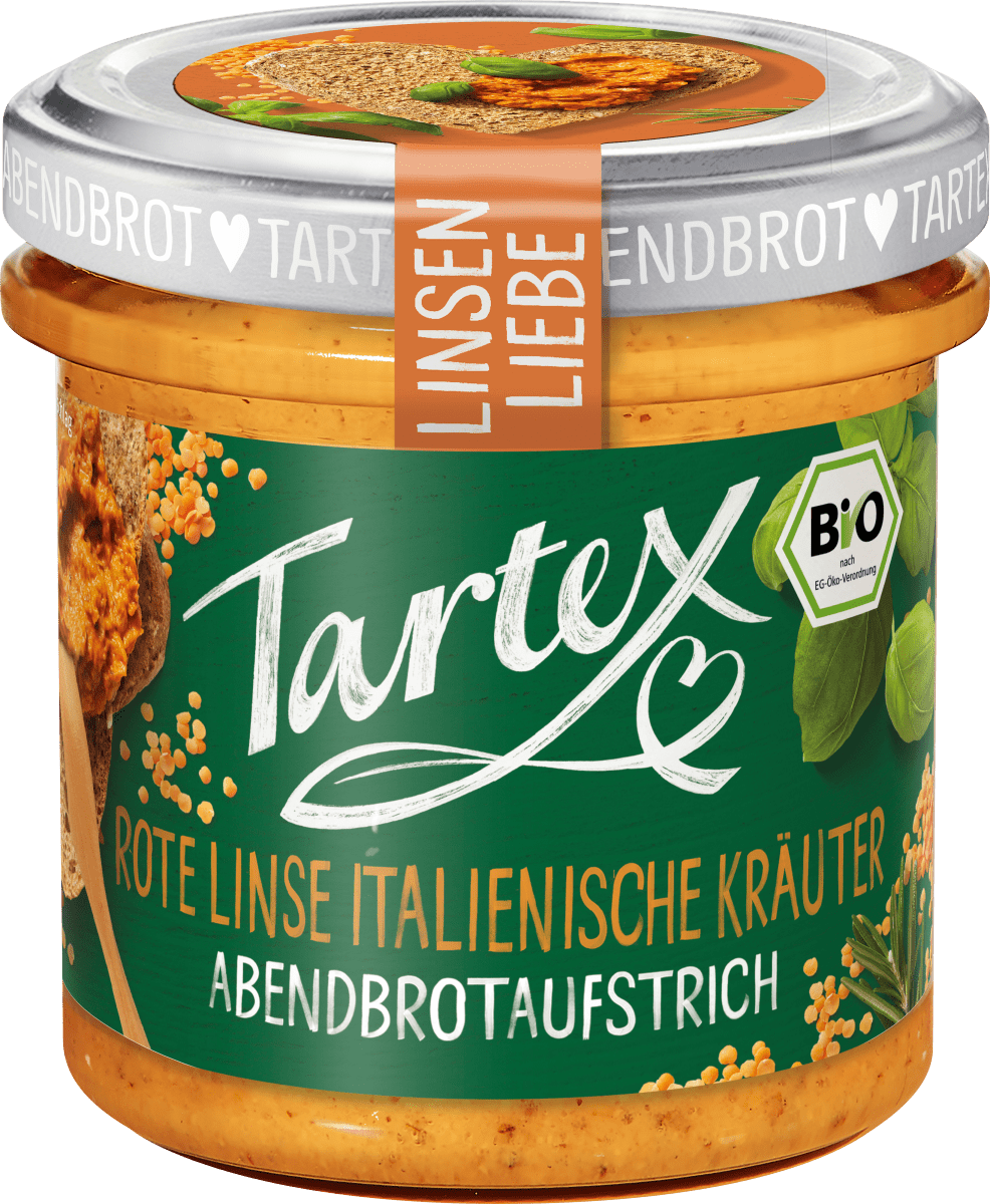 Brotaufstrich, Rote Linse Italienische Kräuter, 140 g