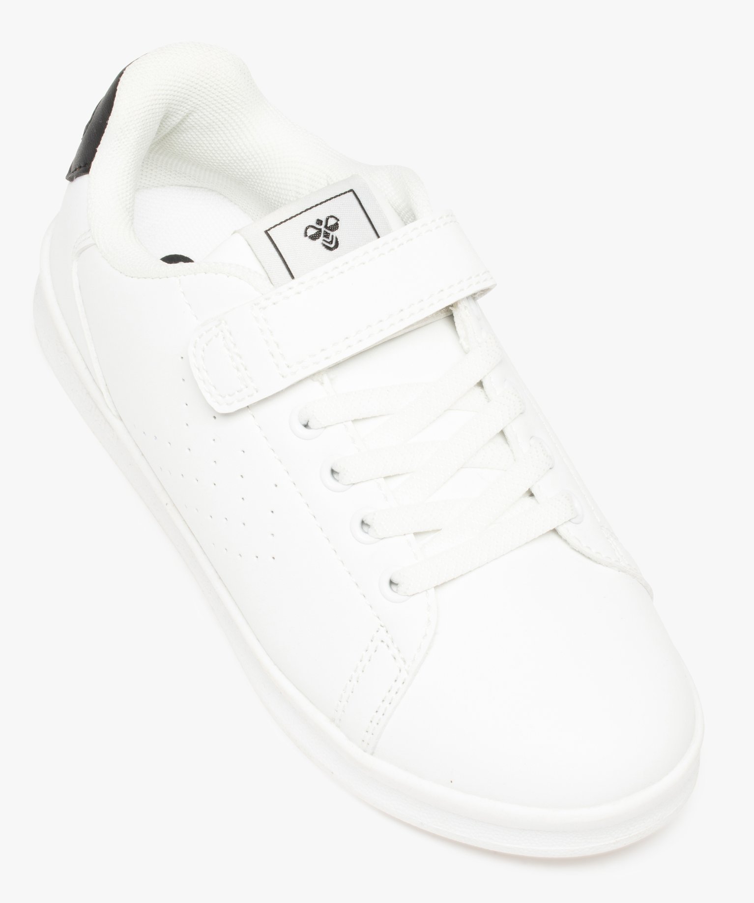 Baskets Garçon à lacets et scratch – Hummel blanc | GEMO