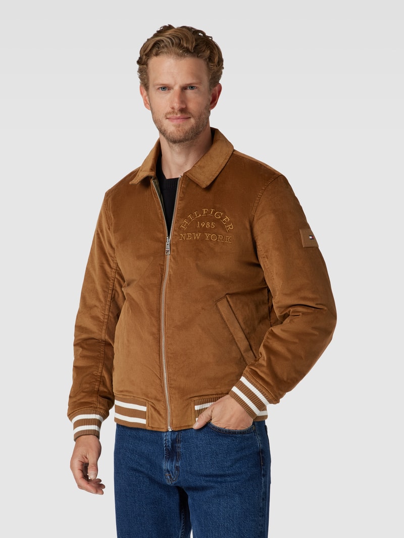 College-Jacke mit Wendefunktion in khaki