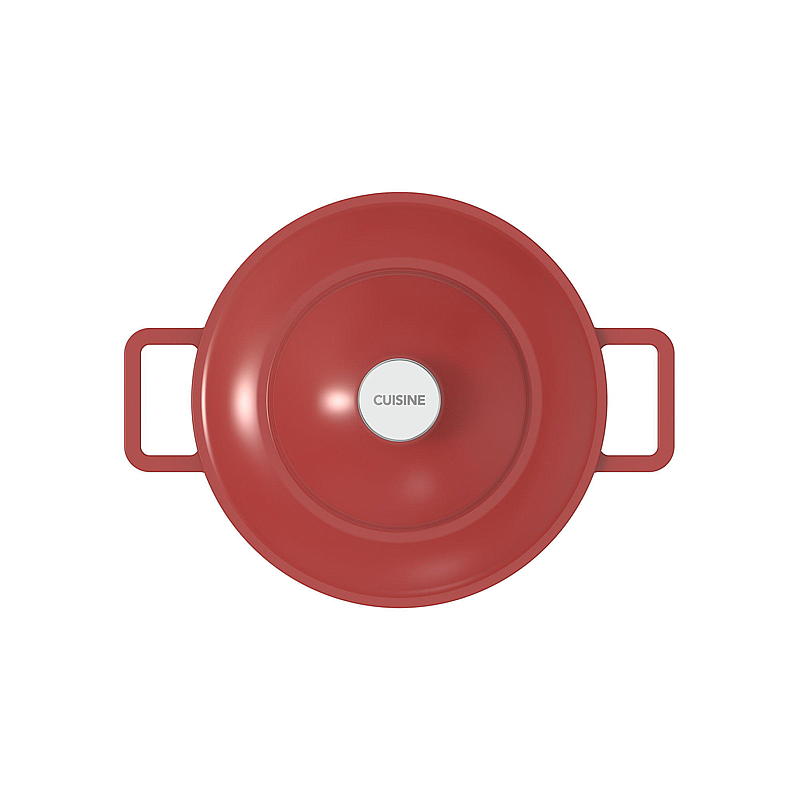 Cuisine Chef Støpejernsgryte ø 24 cm Ikon rød Cuisine Chef