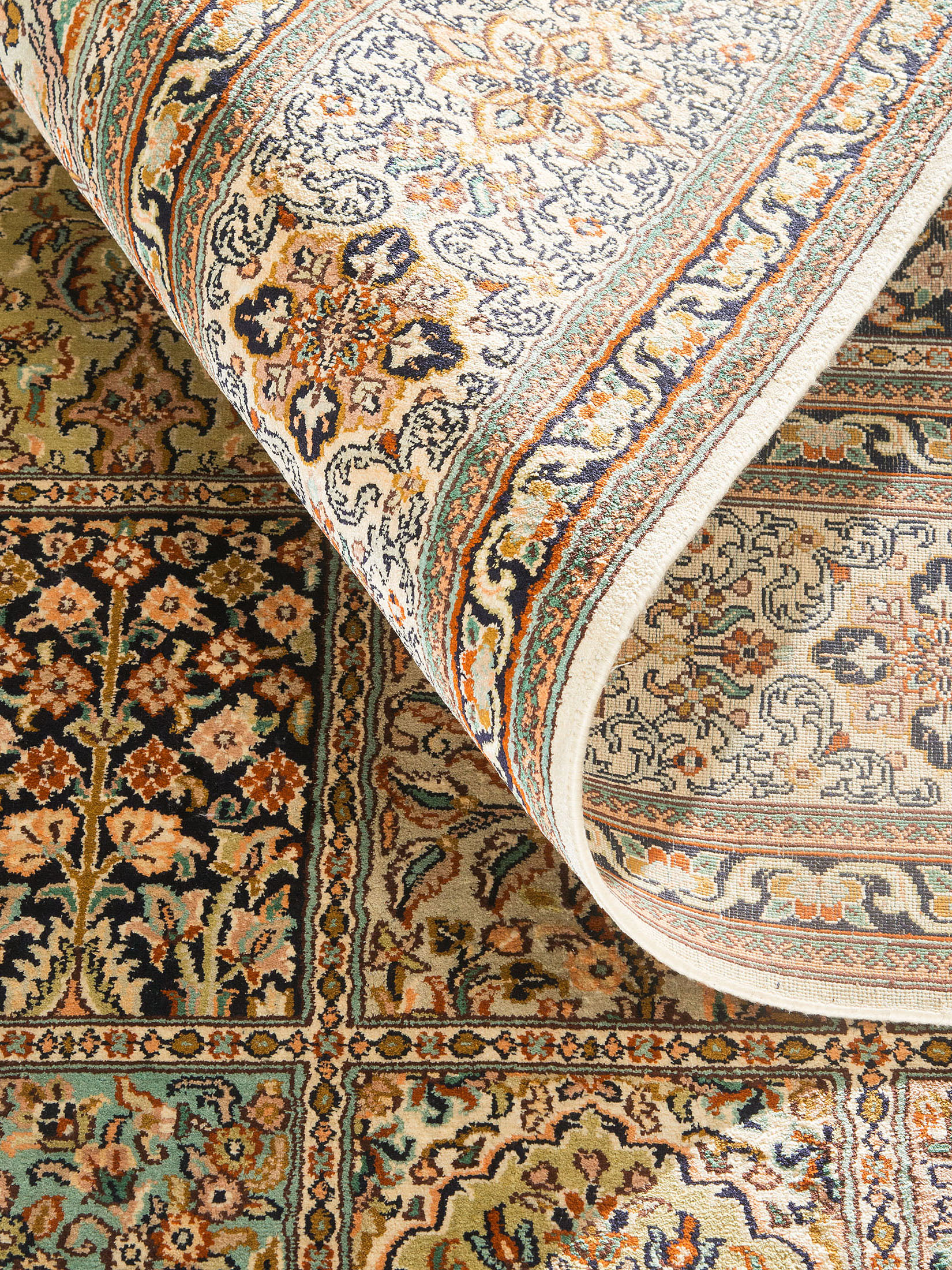 Kaschmir Seide 18/18 ca. 172 x 251 cm, Unikat / Einzelstück