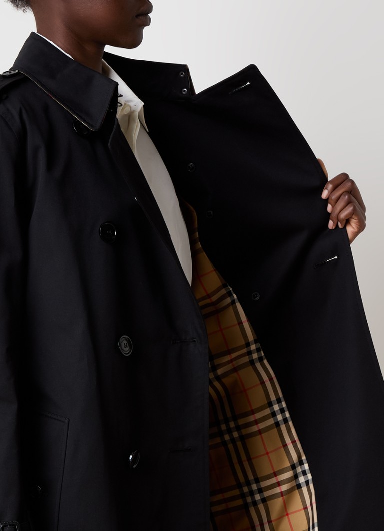 Trench doppiopetto Burberry Kensington con cintura