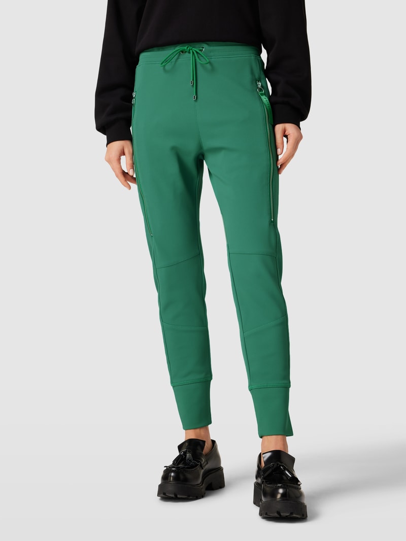 Sweatpants mit Strukturmuster Modell 'FUTURE 2.0' in grün