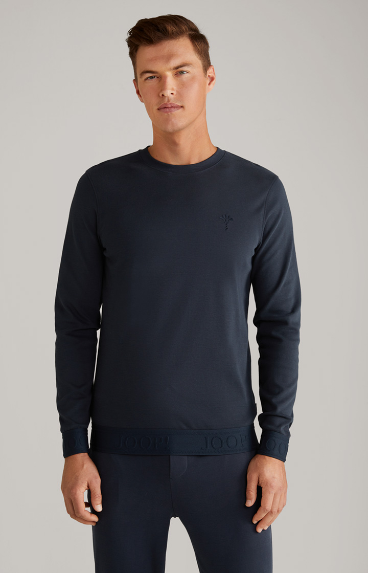 Loungewear Longsleeve in Dunkelblau