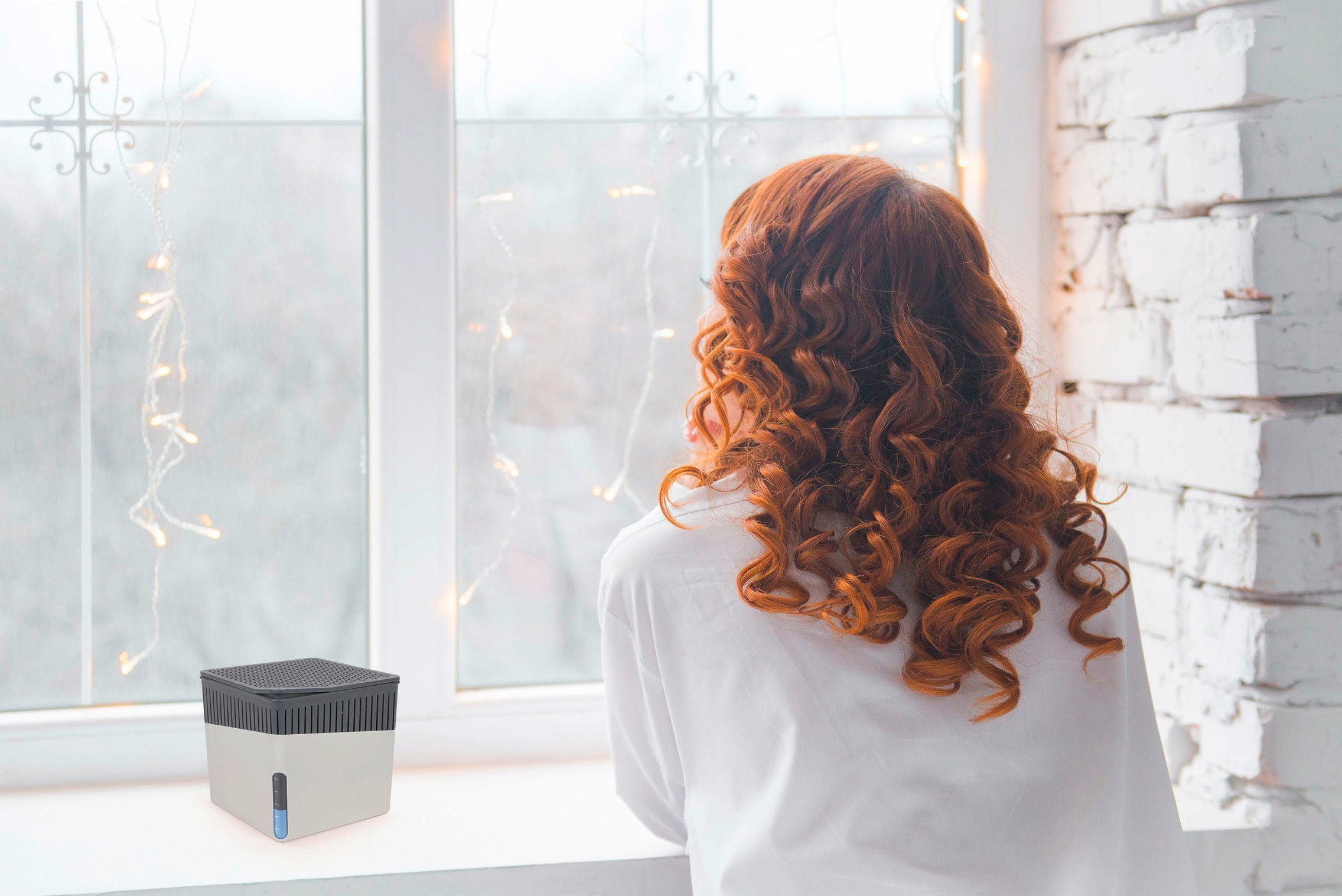 WENKO Luftentfeuchter Cube, für 80 m³ Räume, 1000 g