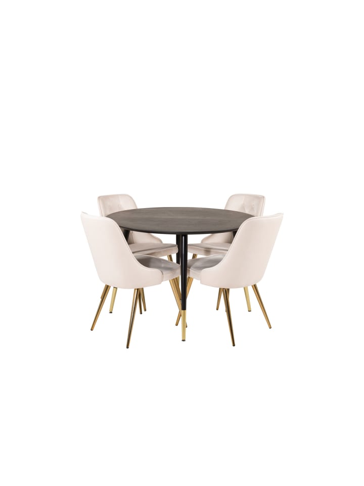 ebuy24 Essgruppe Dipp 72 Beige 115 x 115 cm günstig kaufen onesize