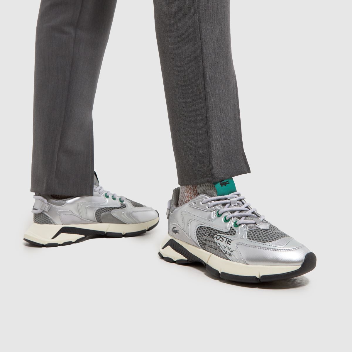 Lacoste L003 Neo szürke multiszínű sportcipő
