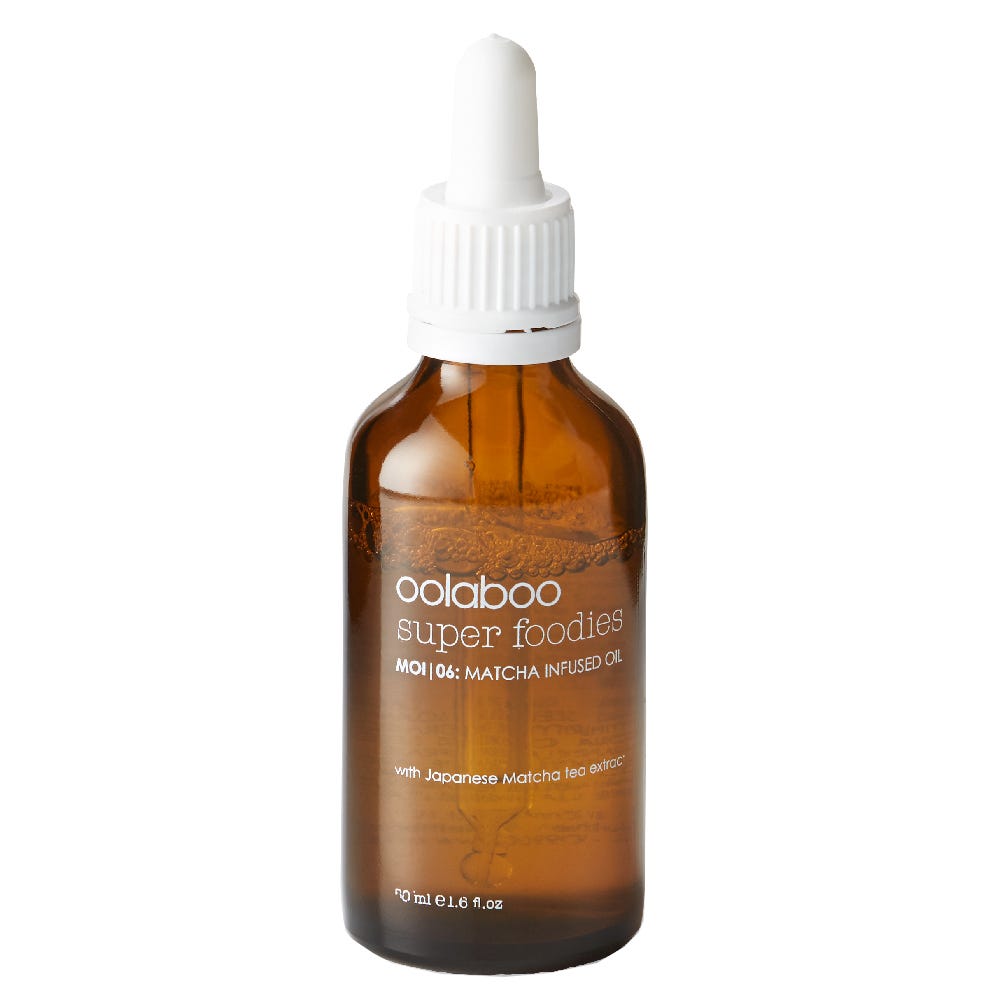 oolaboo SUPER FOODIES MOI|06: matcha infused oil 50 ml