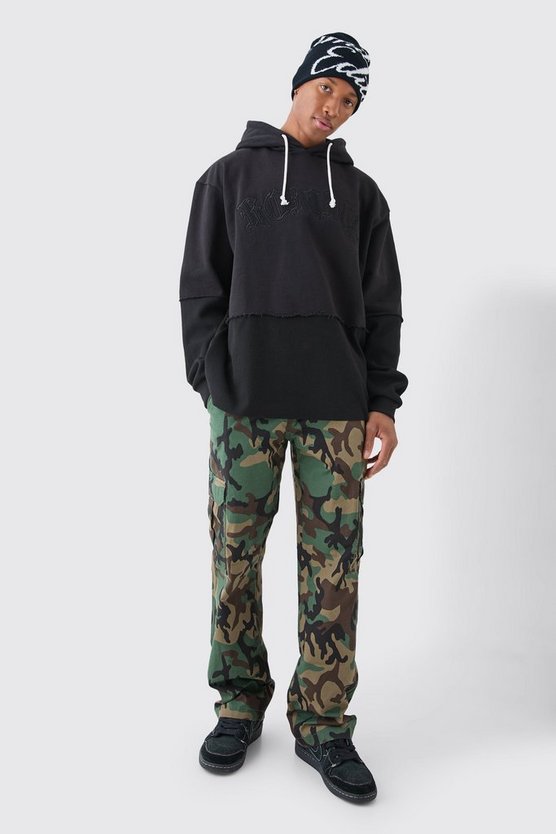 Lockere Camouflage Cargo-Hose