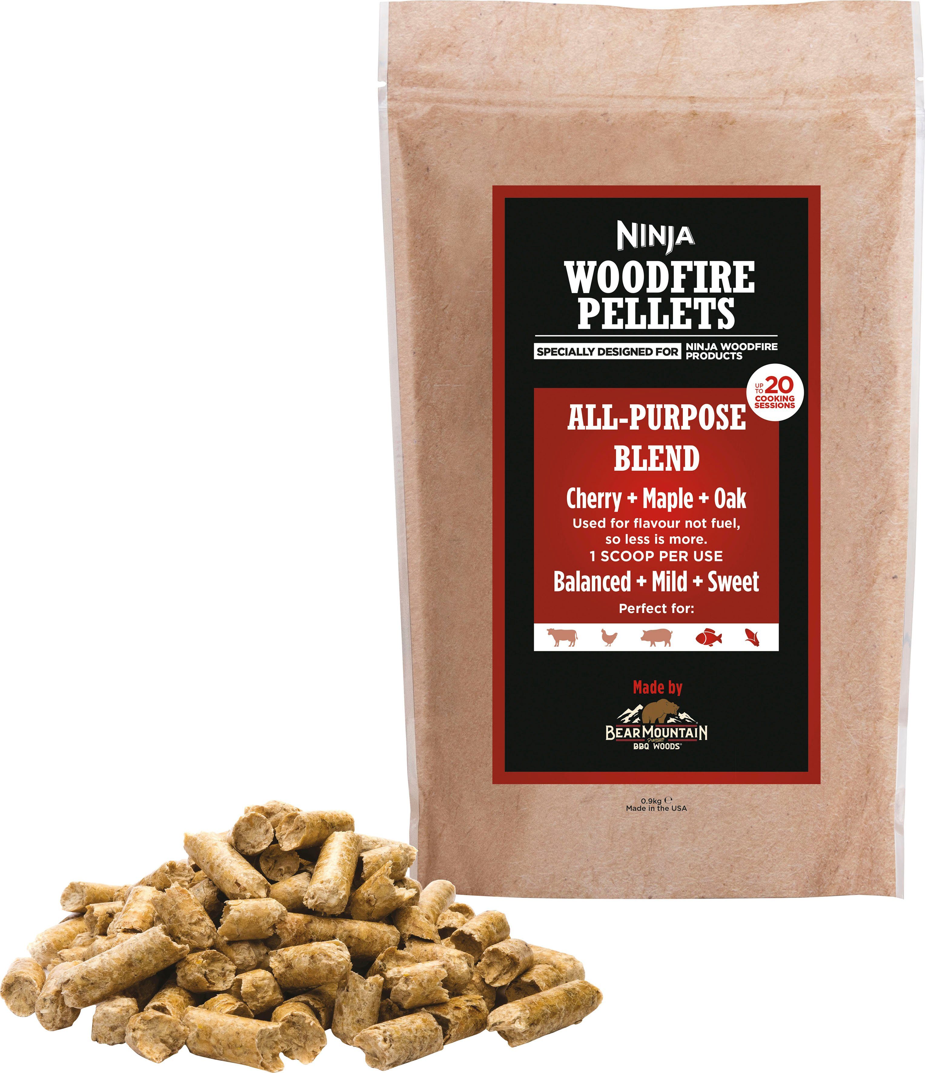 NINJA Holzpellets Ninja Woodfire Pellets Allzweckmischung 900g XSKOGAPLT2EU, 0,91 kg, (1-St)