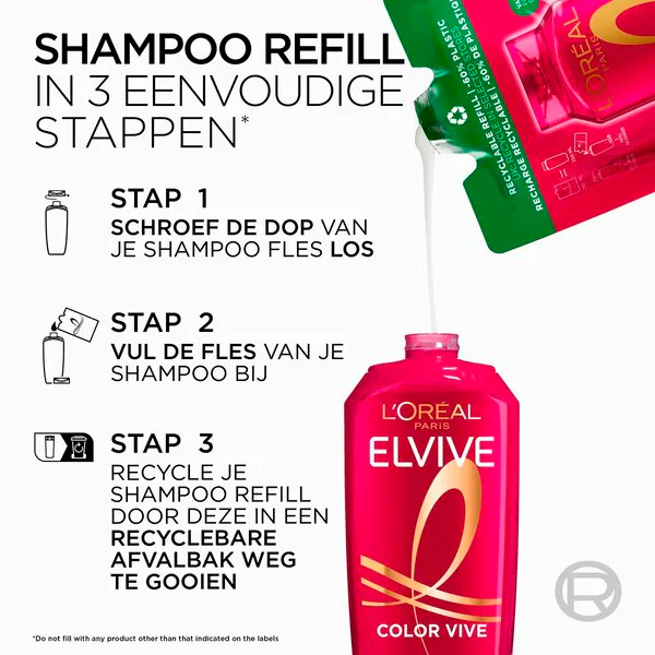 L'Oréal Paris Elvive Color Vive sampon utántöltő 250ml